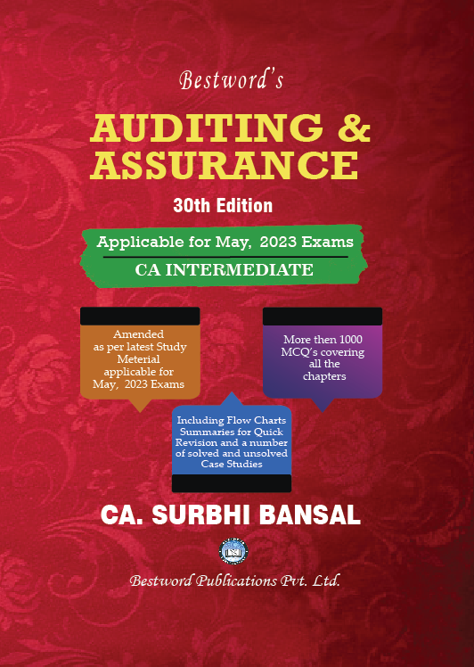 bestword's-auditing-and-assurance---by-ca-surbhi-bansal---30th-edition---for-ca-(intermediate)-may-2023-exams-(new-syllabus)